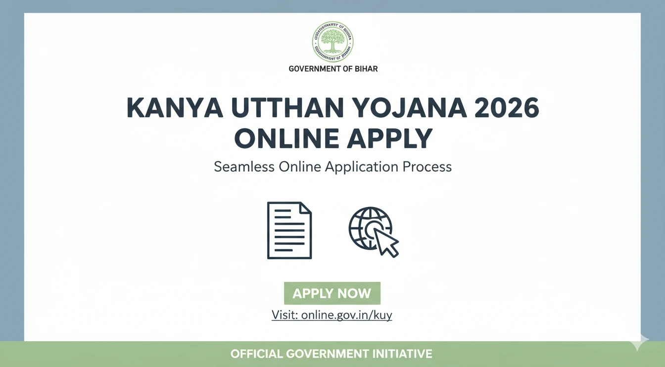 Kanya Utthan yojana 2026 Online Apply